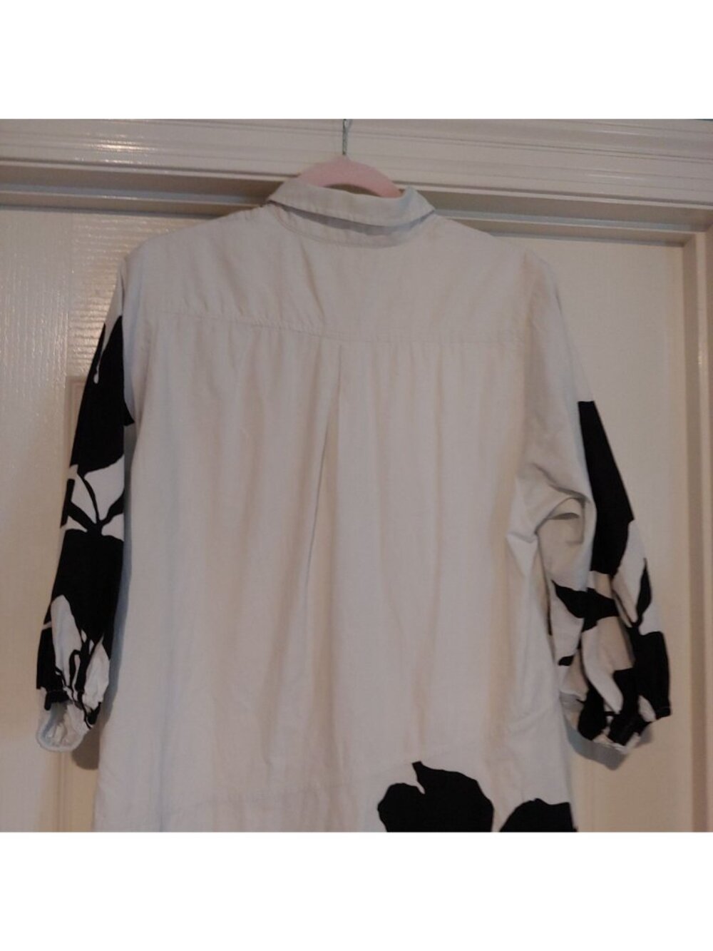 Jo Faulkner For Maeve Oversized Asian Botanical Midi Dress Gallery Zen  SP - Picture 10 of 11